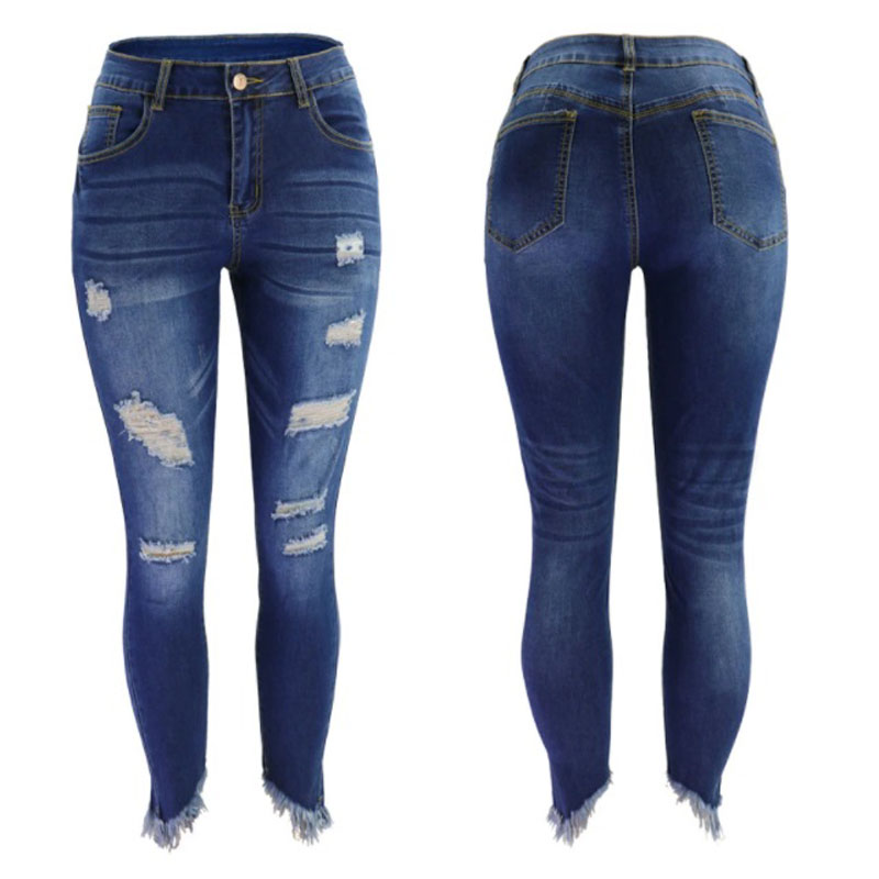 Factory Price Women Denim skinny Jeans (2)