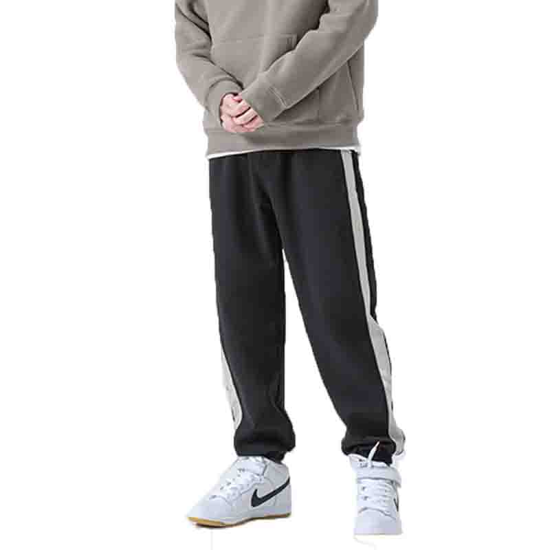 Hot Seller For Early Spring 2021 Are A Men's Cotton Side White Striped Sweatpants (6)