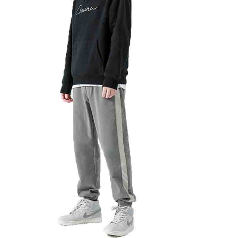 Hot Seller For Early Spring 2021 Are A Men's Cotton Side White Striped Sweatpants (7)