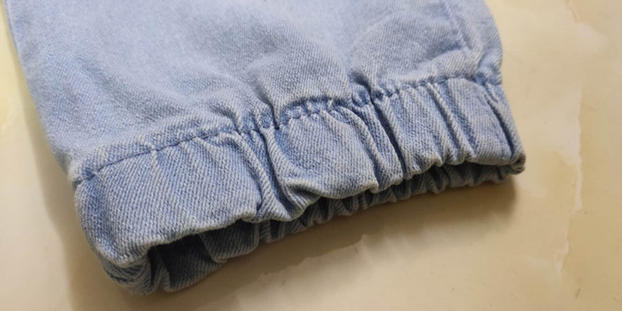 Hot selling item biker jeans slim wrinkled normal trouser tops and elas (1)