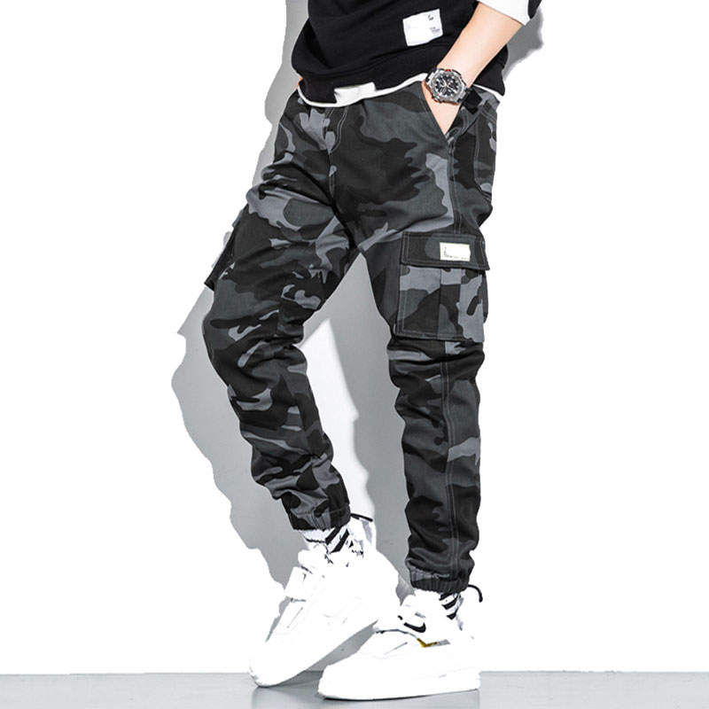Hot selling item high quality trousers with an elasticated waist comfortable camouflage m ( (5)